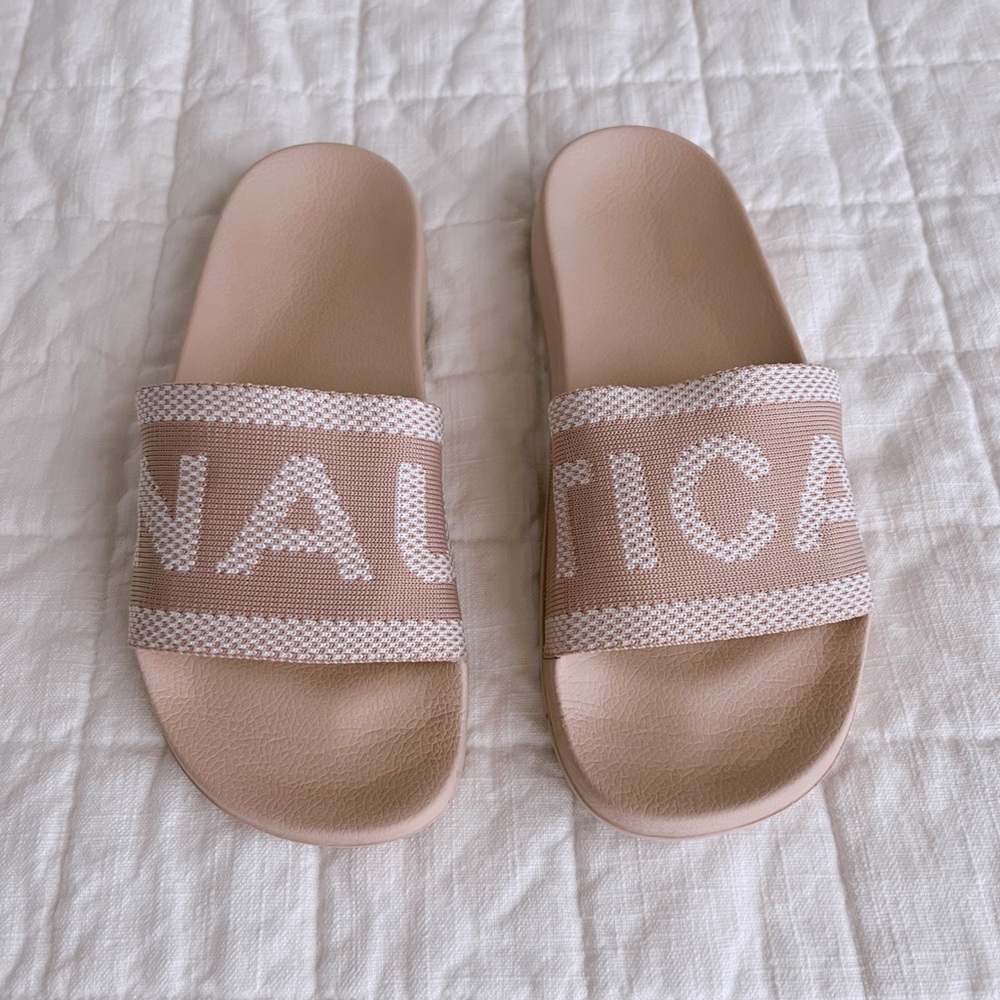 NAUTICA - light pink slides